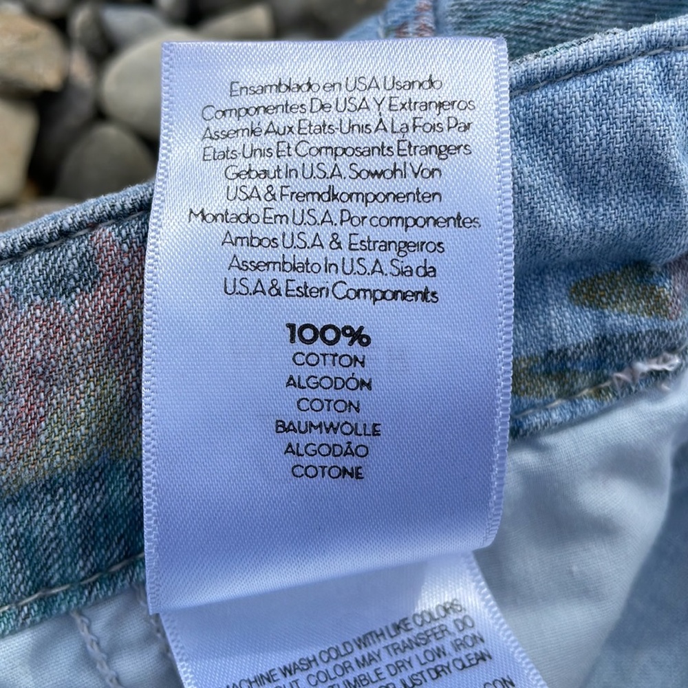 MOTHER Floral Jogger Style Blue and Pink - Picture 12 of 13